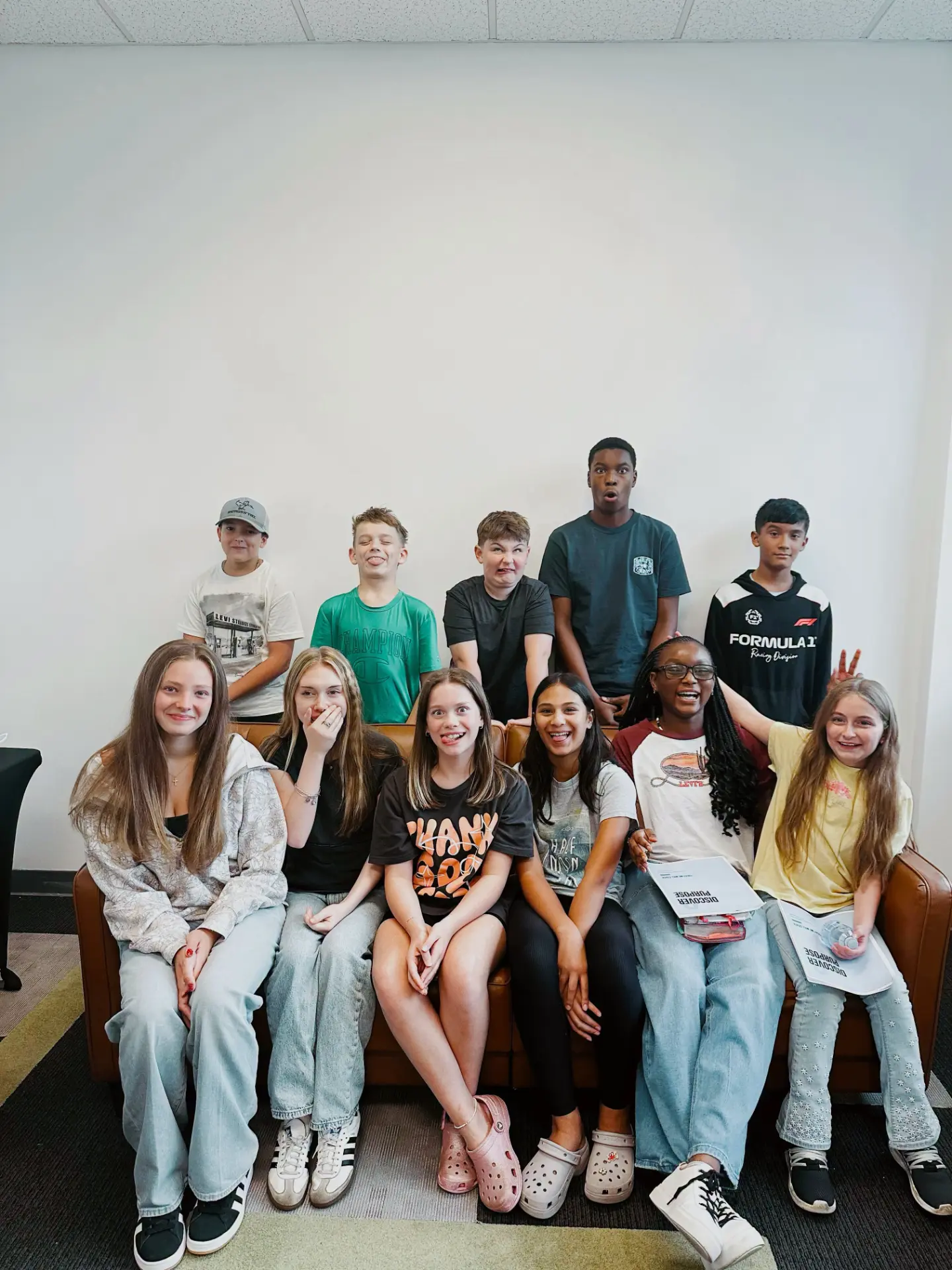 Stone Edge Youth students hanging out together